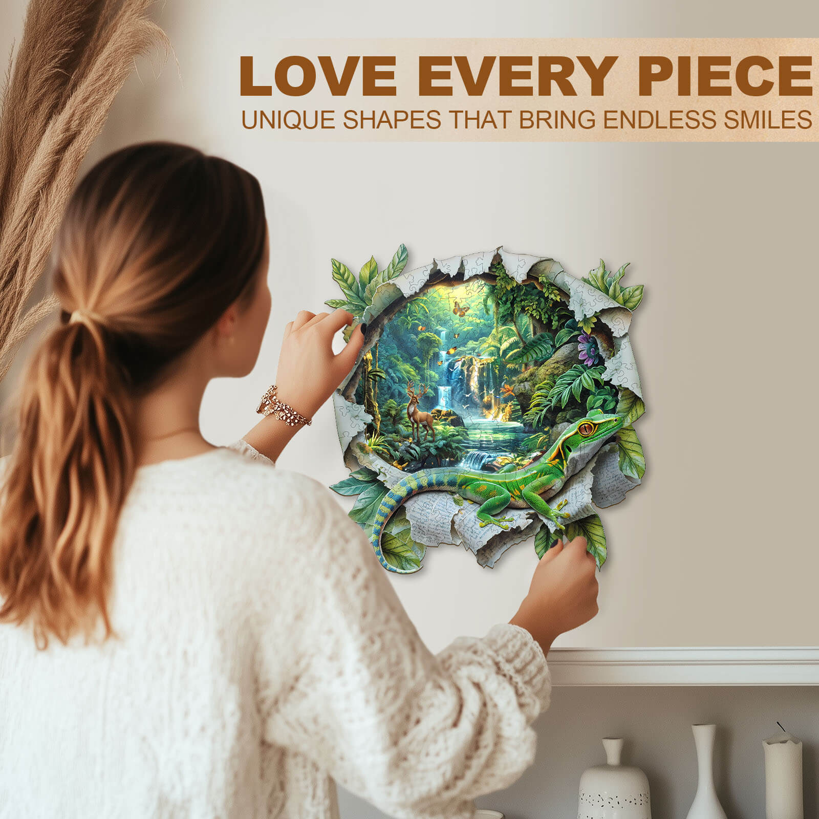 Paper World Wooden Jigsaw Puzzle