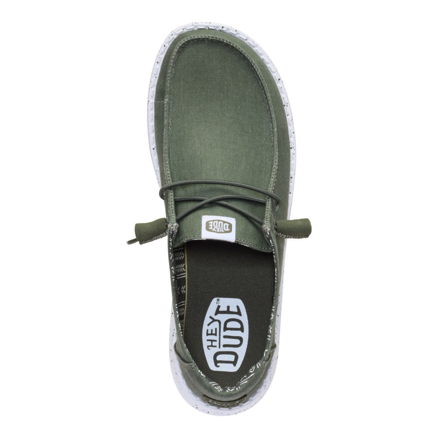 Wendy Stretch Canvas - Deep Green