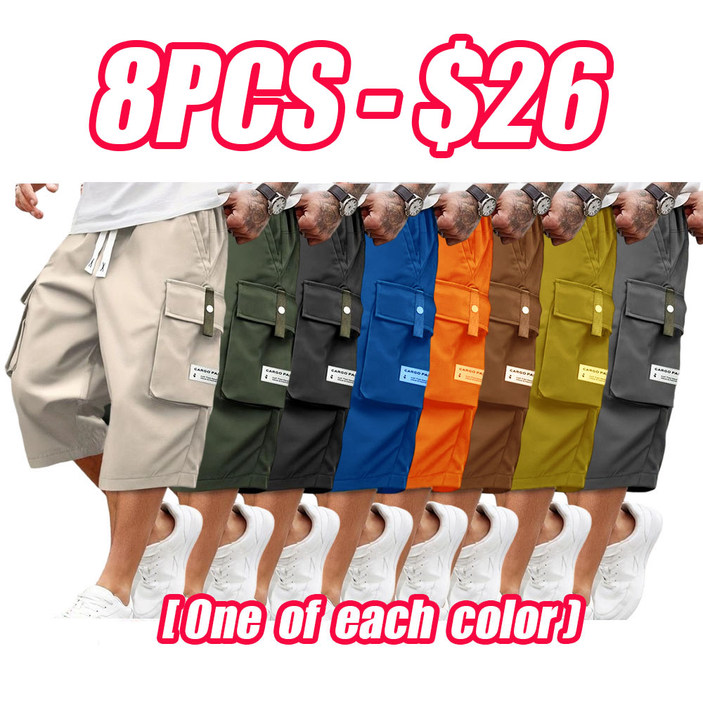 Men'S Plus Size Summer Lightweight Cargo Pants