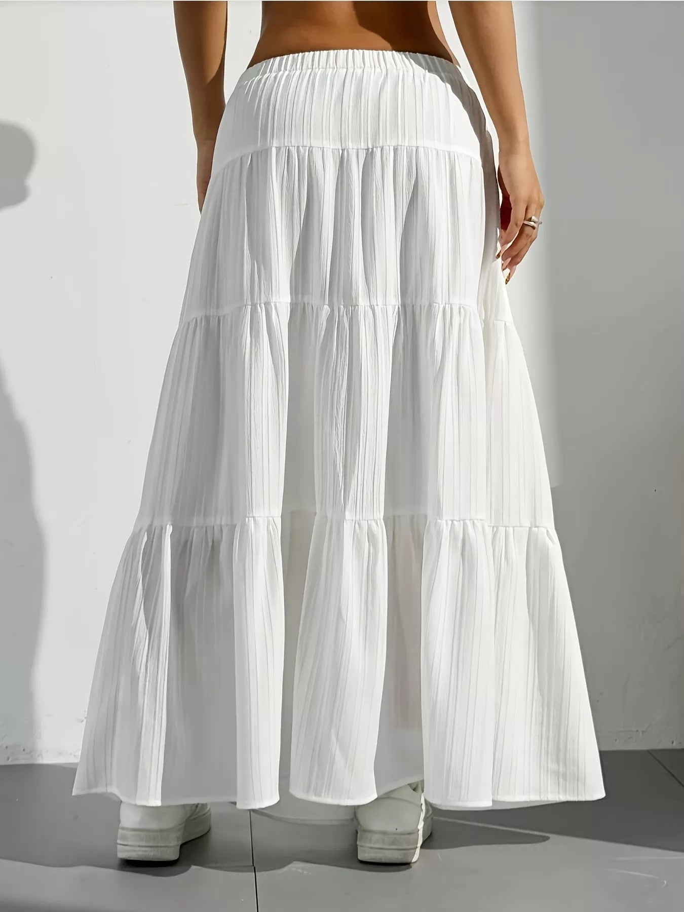 Flowy Tiered Maxi Skirt