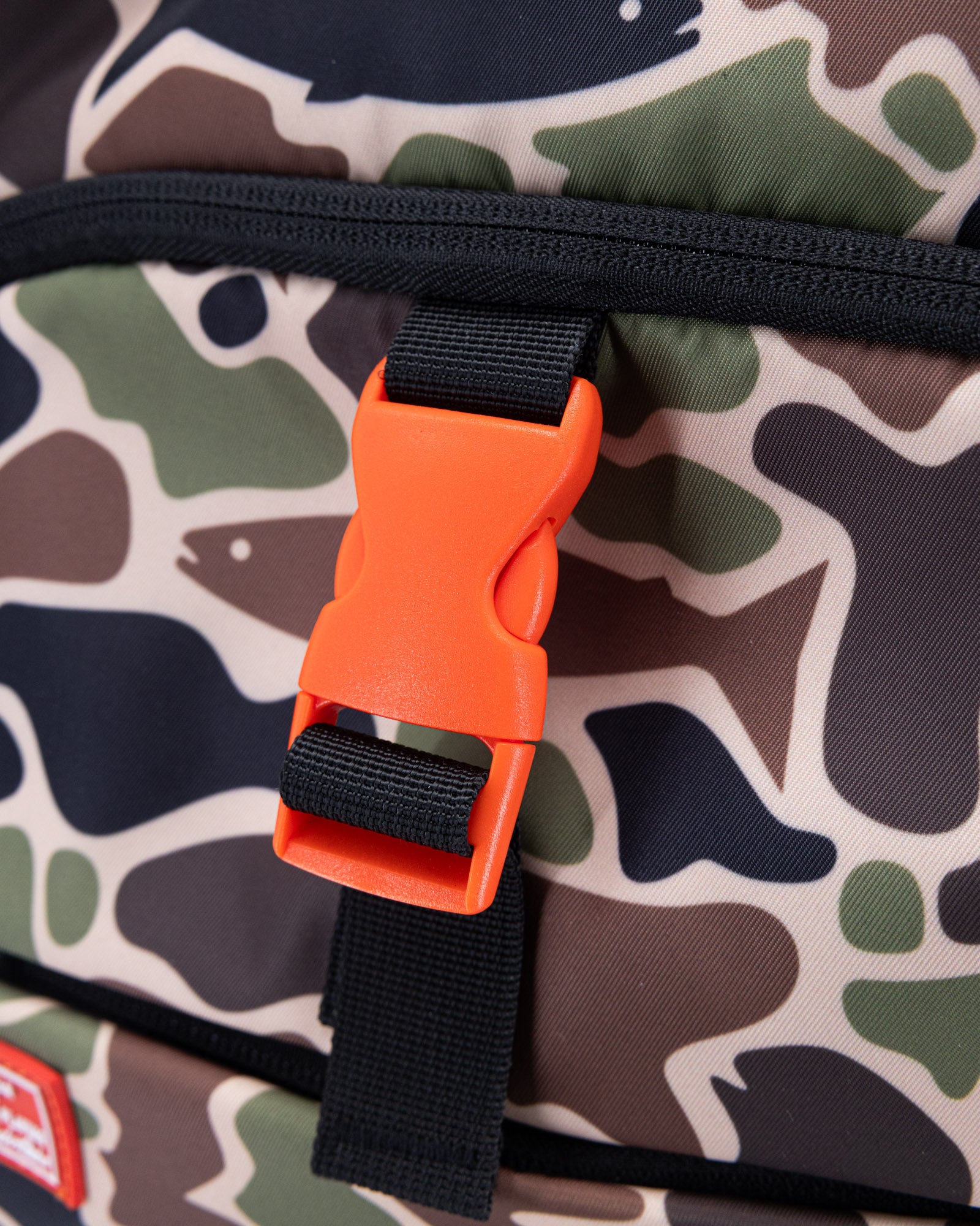 Angler Camo No Fear Cap Clip Backpack