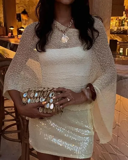 Asymmetric Knit Poncho (Just $3 Each!)