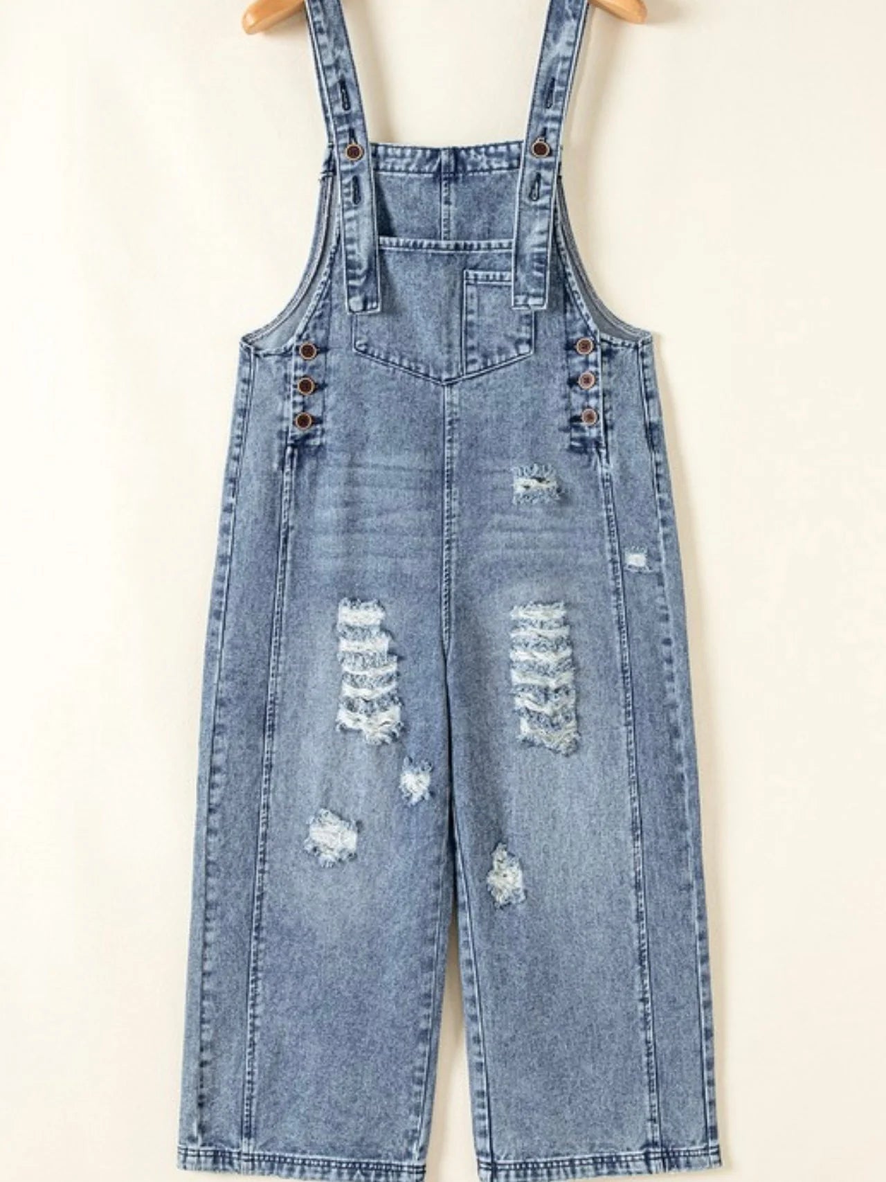 Beach Break Denim Overalls