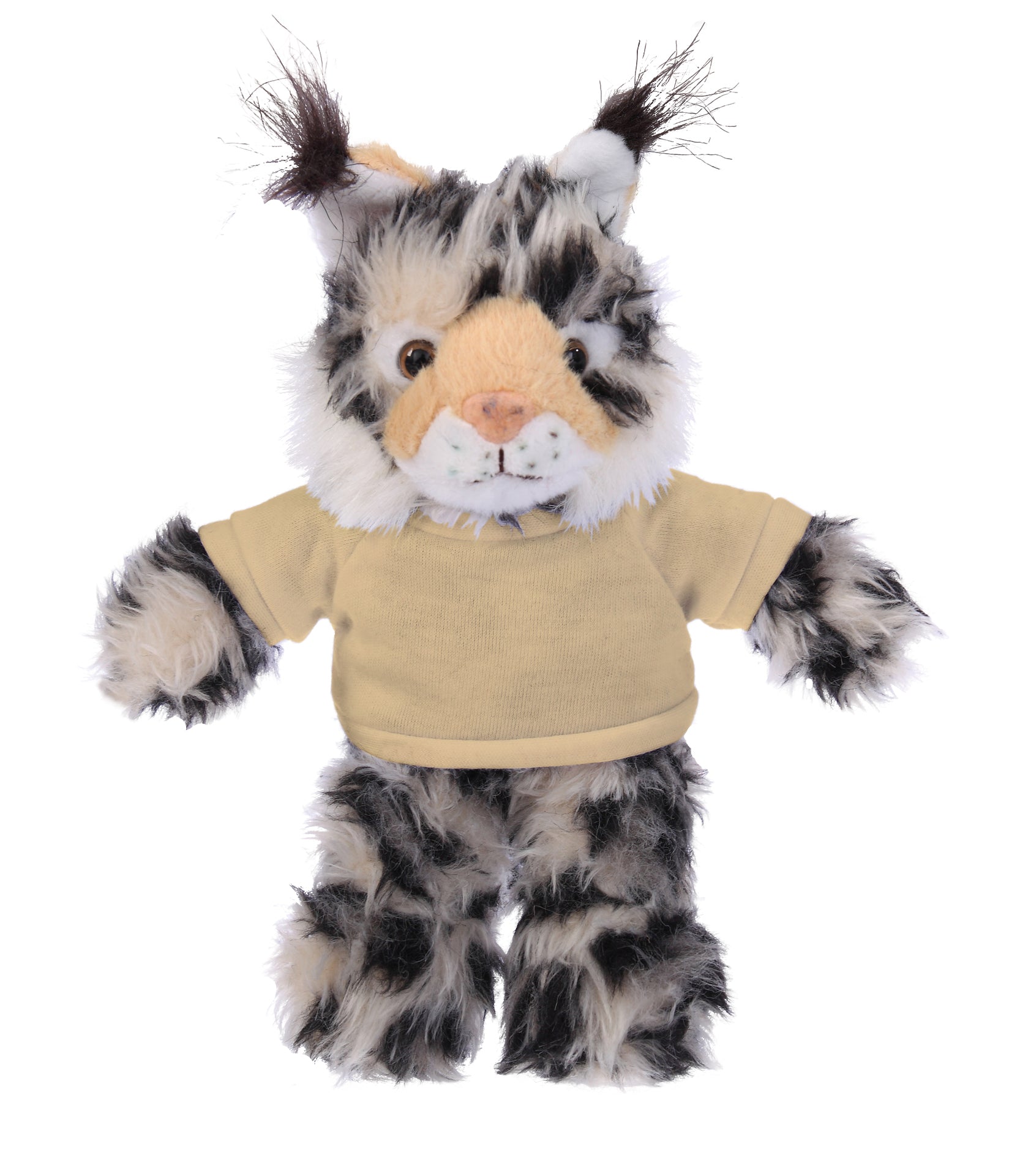 Floppy Wild Cat with Tee 8inch