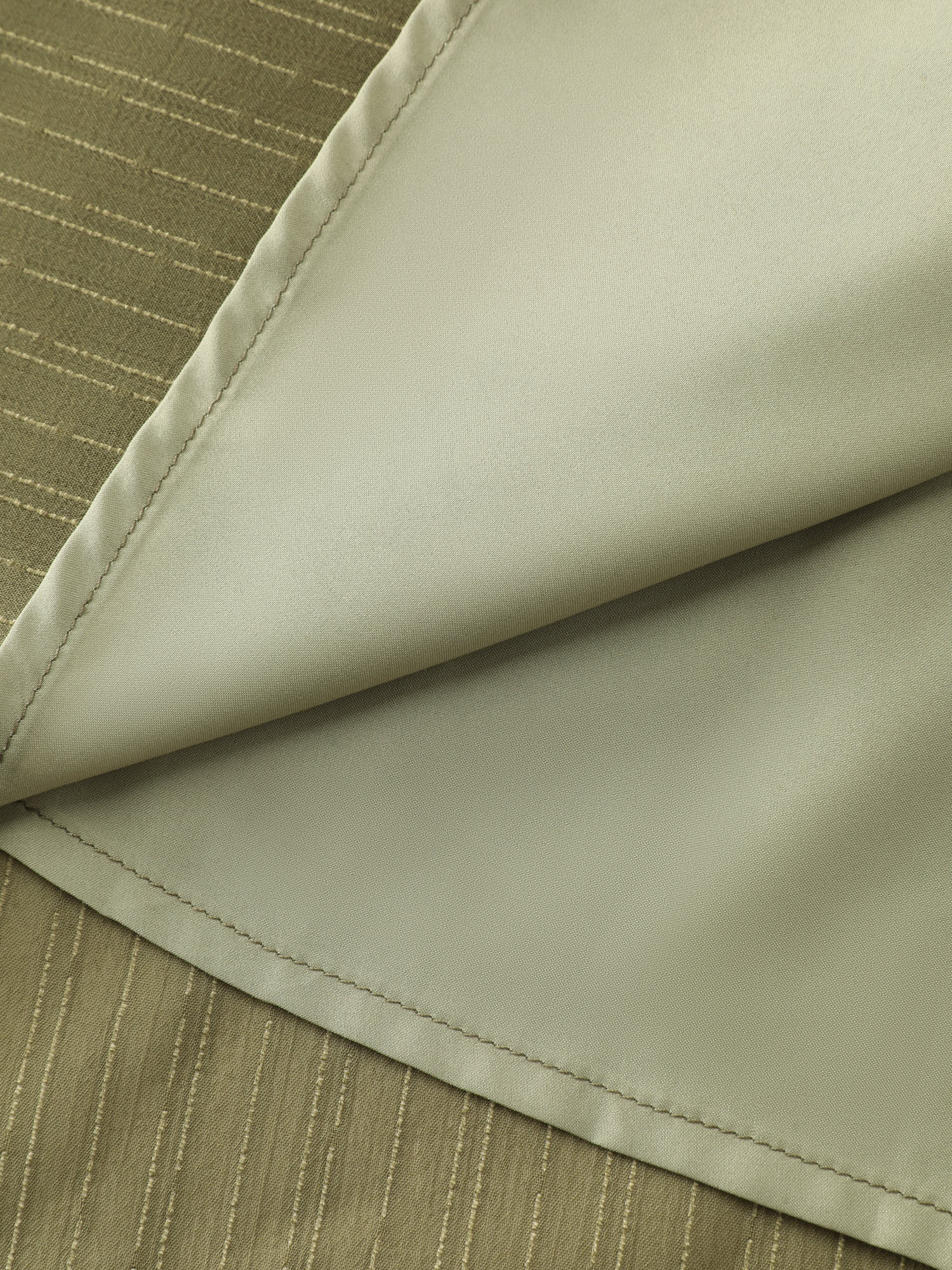 Ribbon Neckline Puffy Sleeve Midi Dress