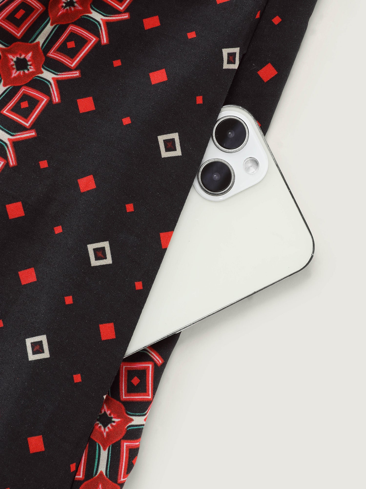 Boho Print Color Contrast Cami Maxi Dress