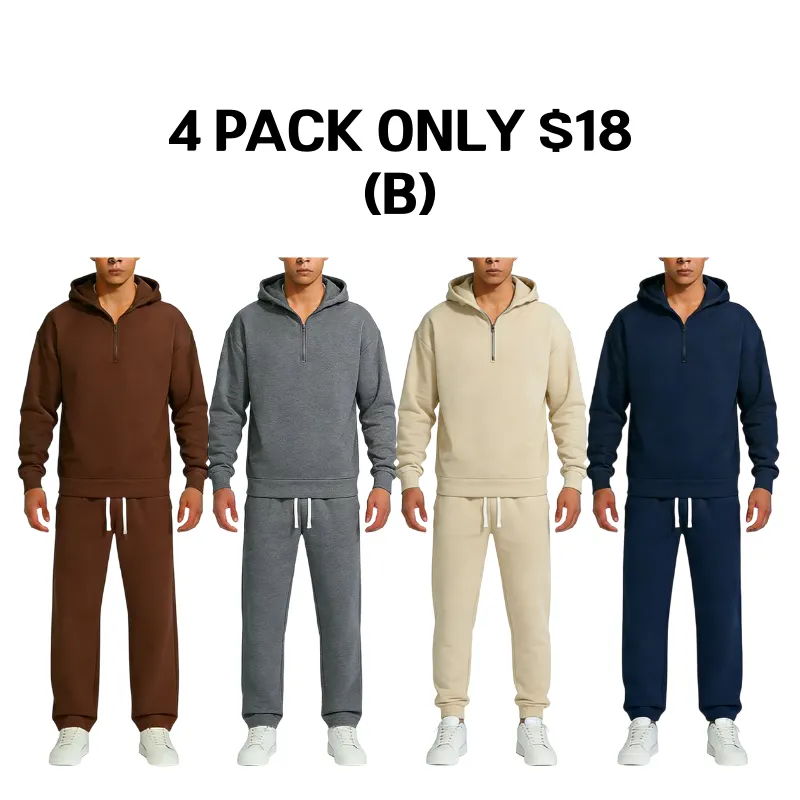 🔥Men's Plain Drop Shoulder Sweatsuit Set🔥