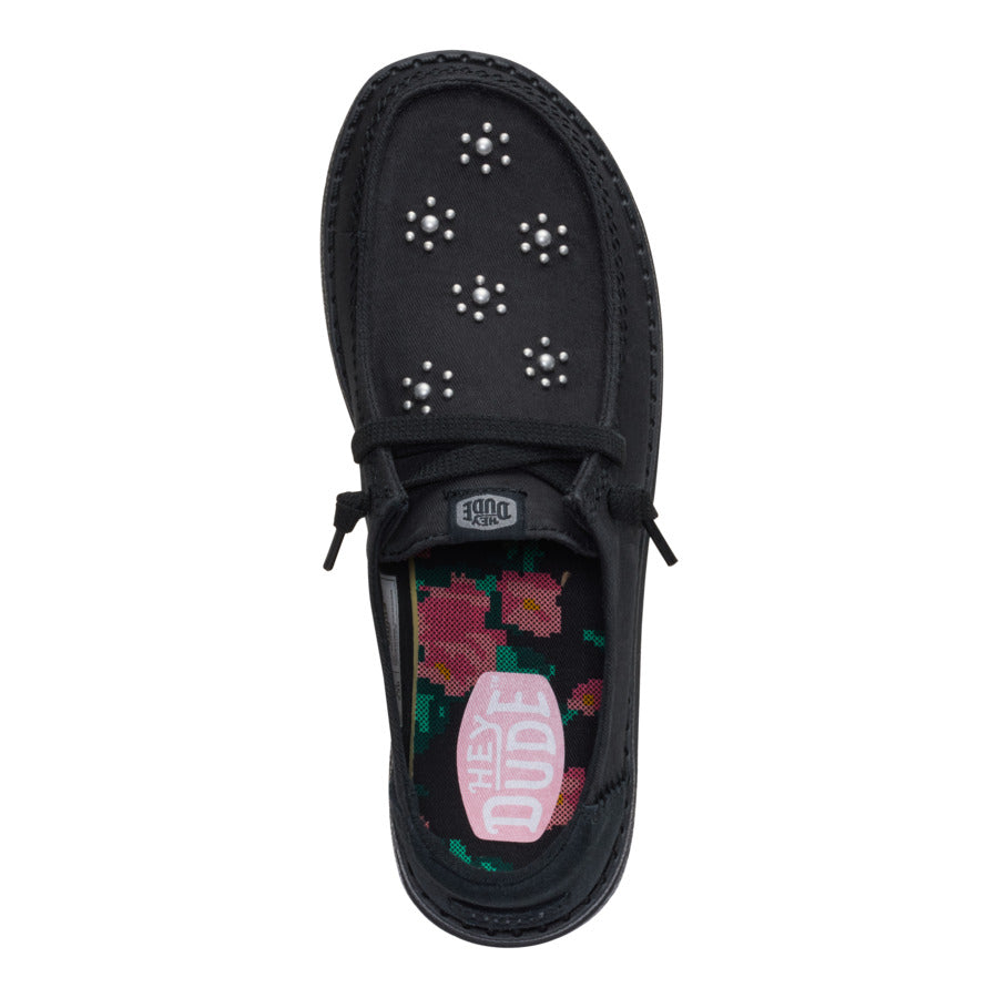 Wendy Star Stud - Black/Black