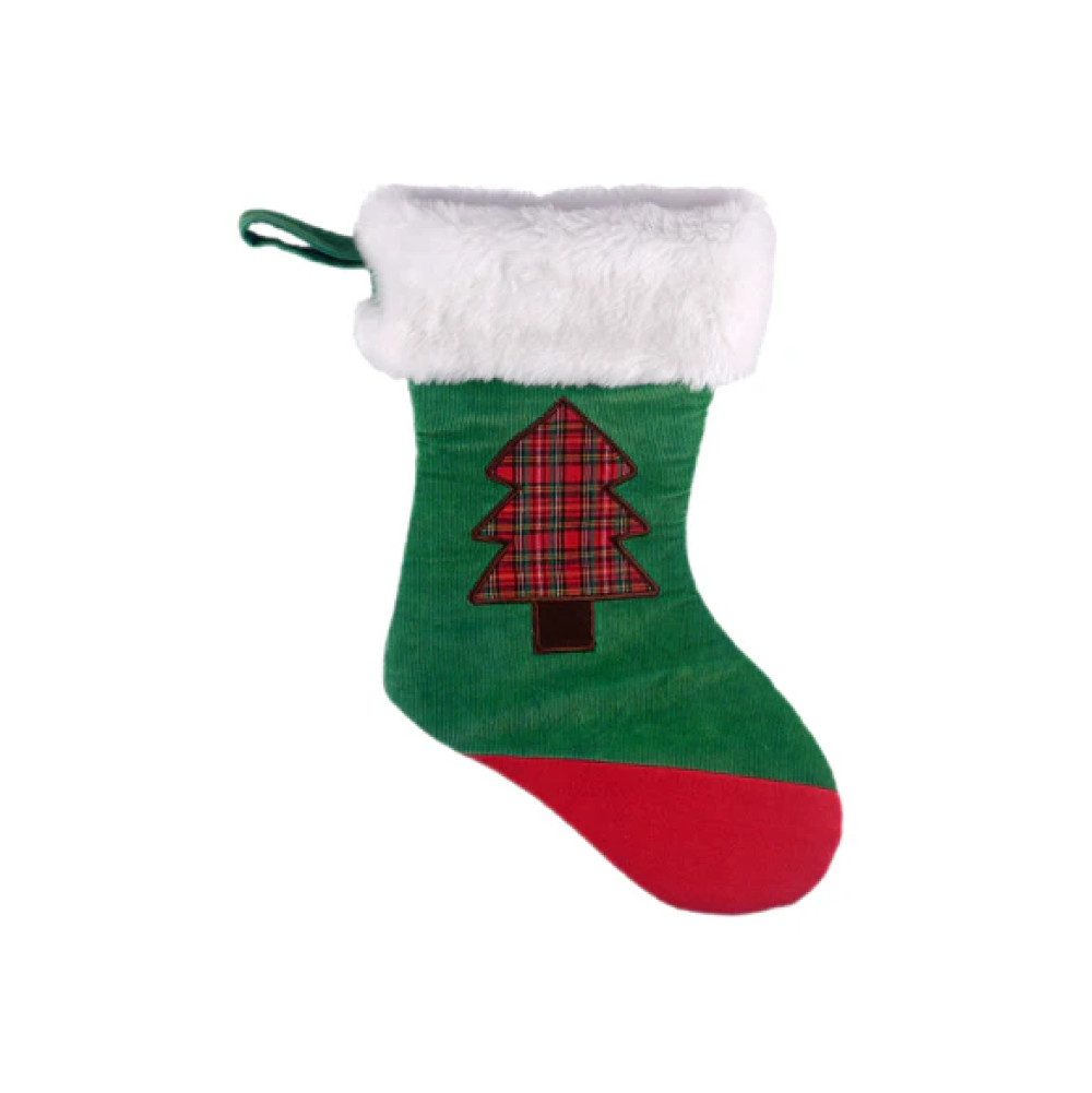 Xmas Stocking Green 16inch