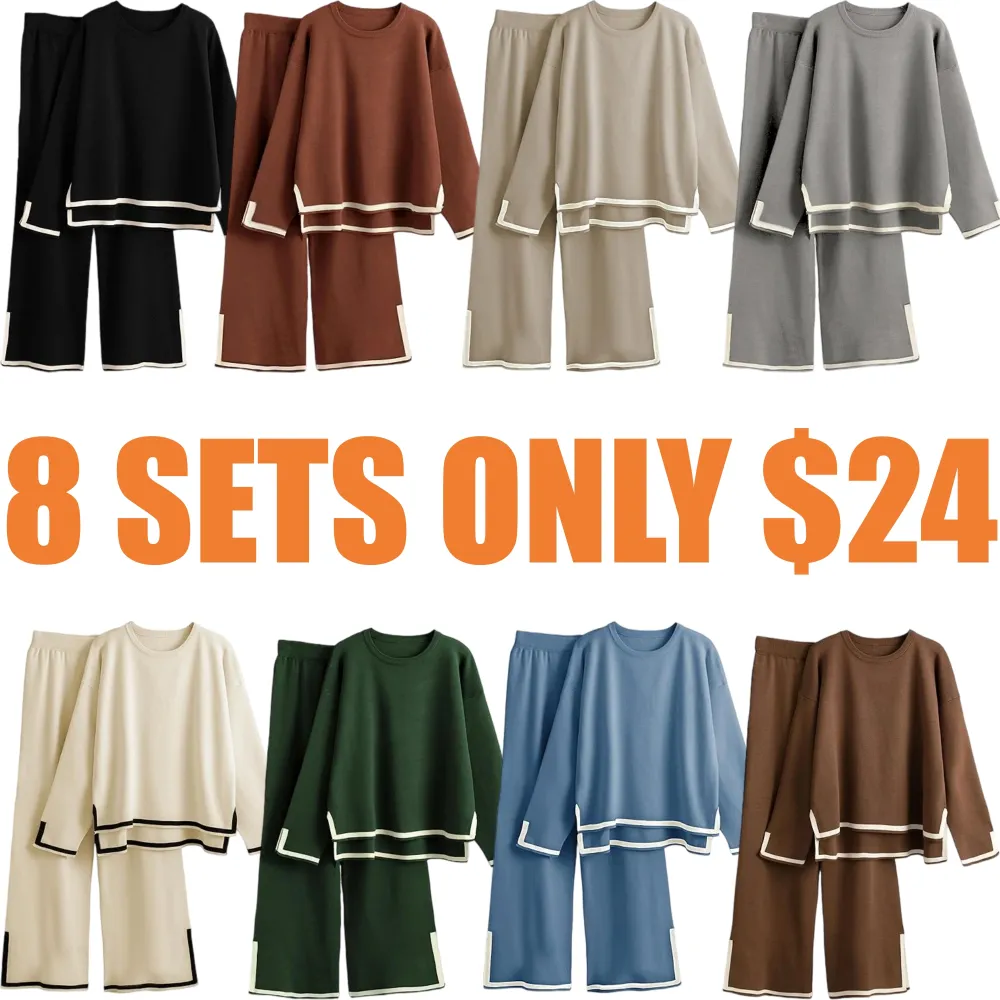 Sweater Sets Women 2 Piece Outfits