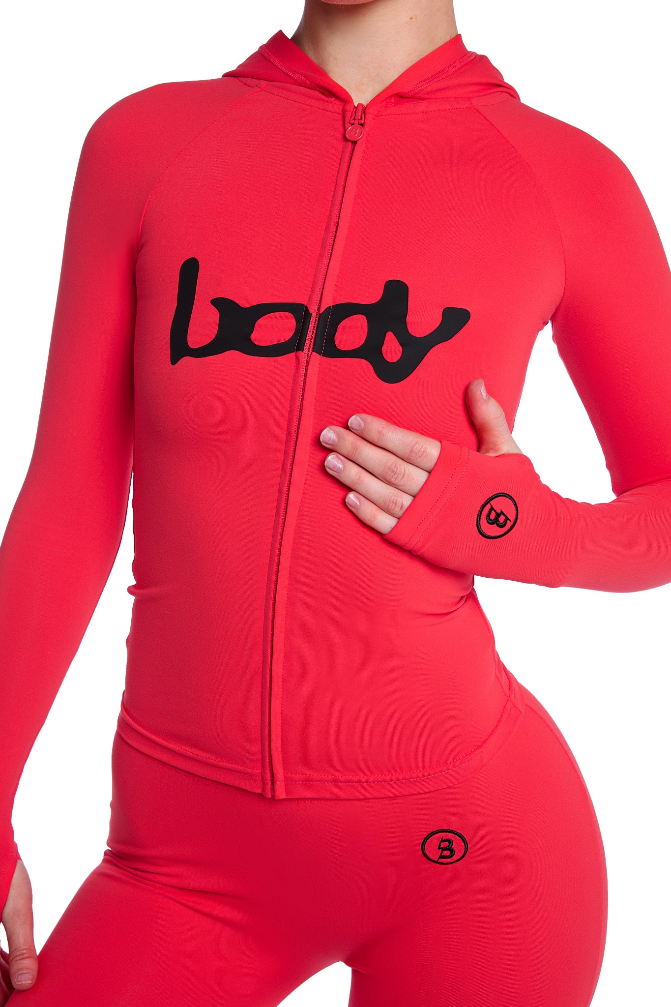 BASICS HOODIE 2.0 (SCARLET RED/BLACK)