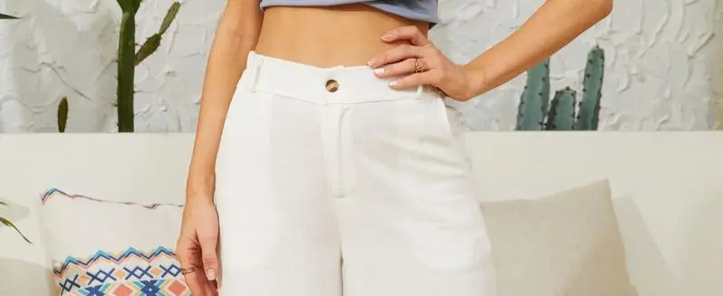 Womens Cotton Linen Pants (Just $3 Each!)