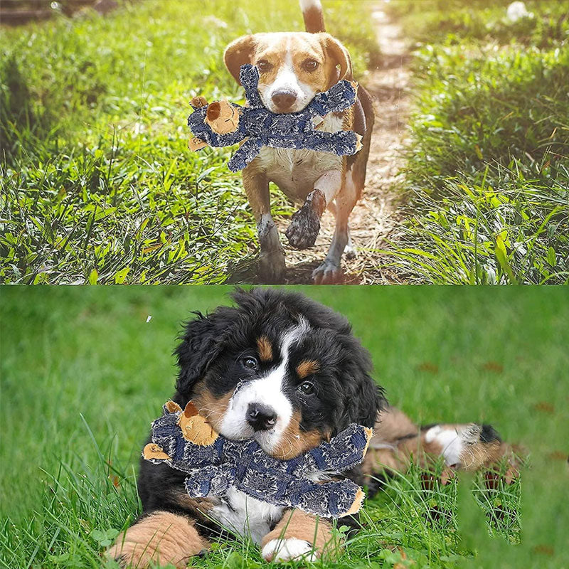 Indestructible Robust Bear Durable Chew Toys for Teeth Cleaning