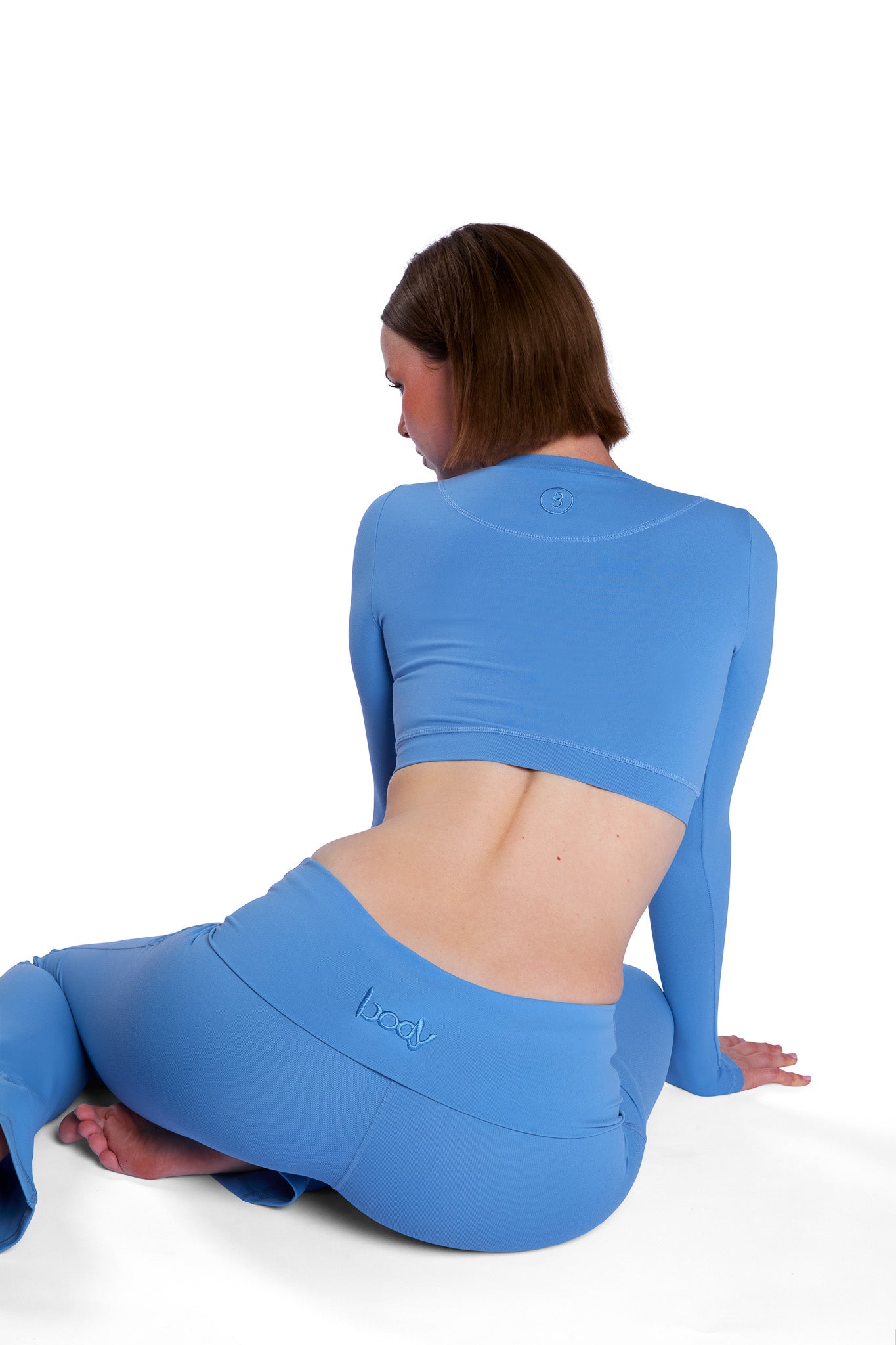 YOGA PANTS (PERIWINKLE BLUE)