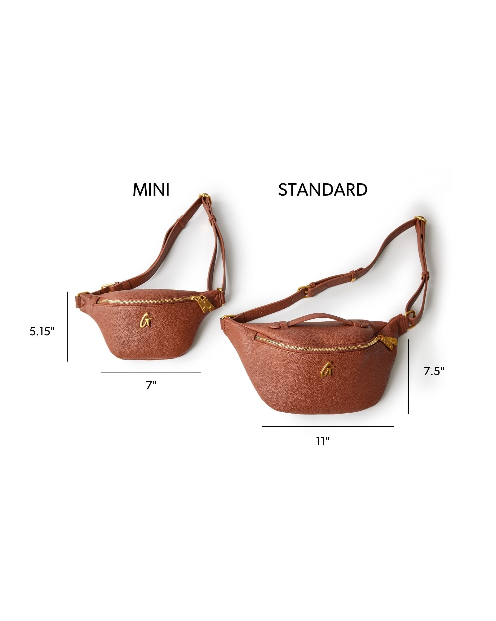 MINI PEBBLE FANNY PACK - BROWN