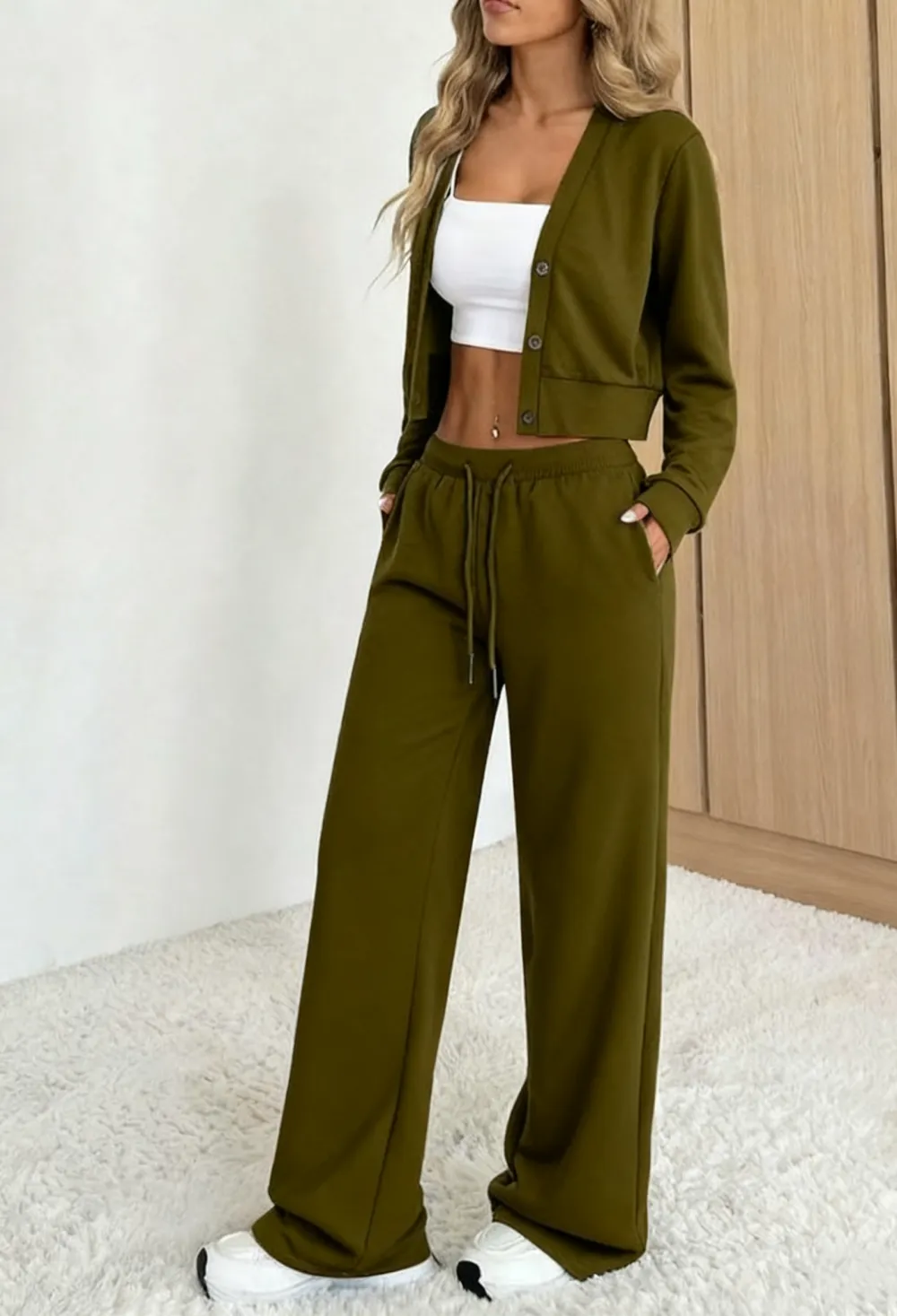 Women's Long Sleeve Jacket & Pants Set
