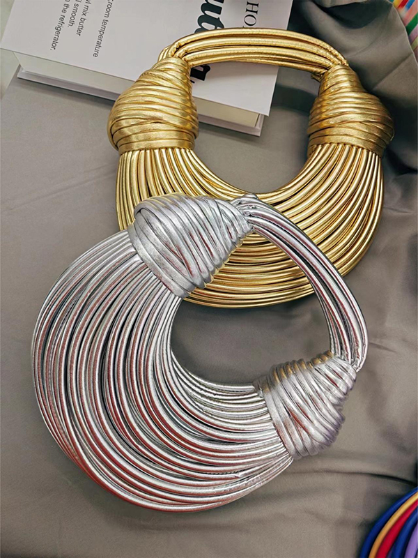 Geometric Zipper Handbags