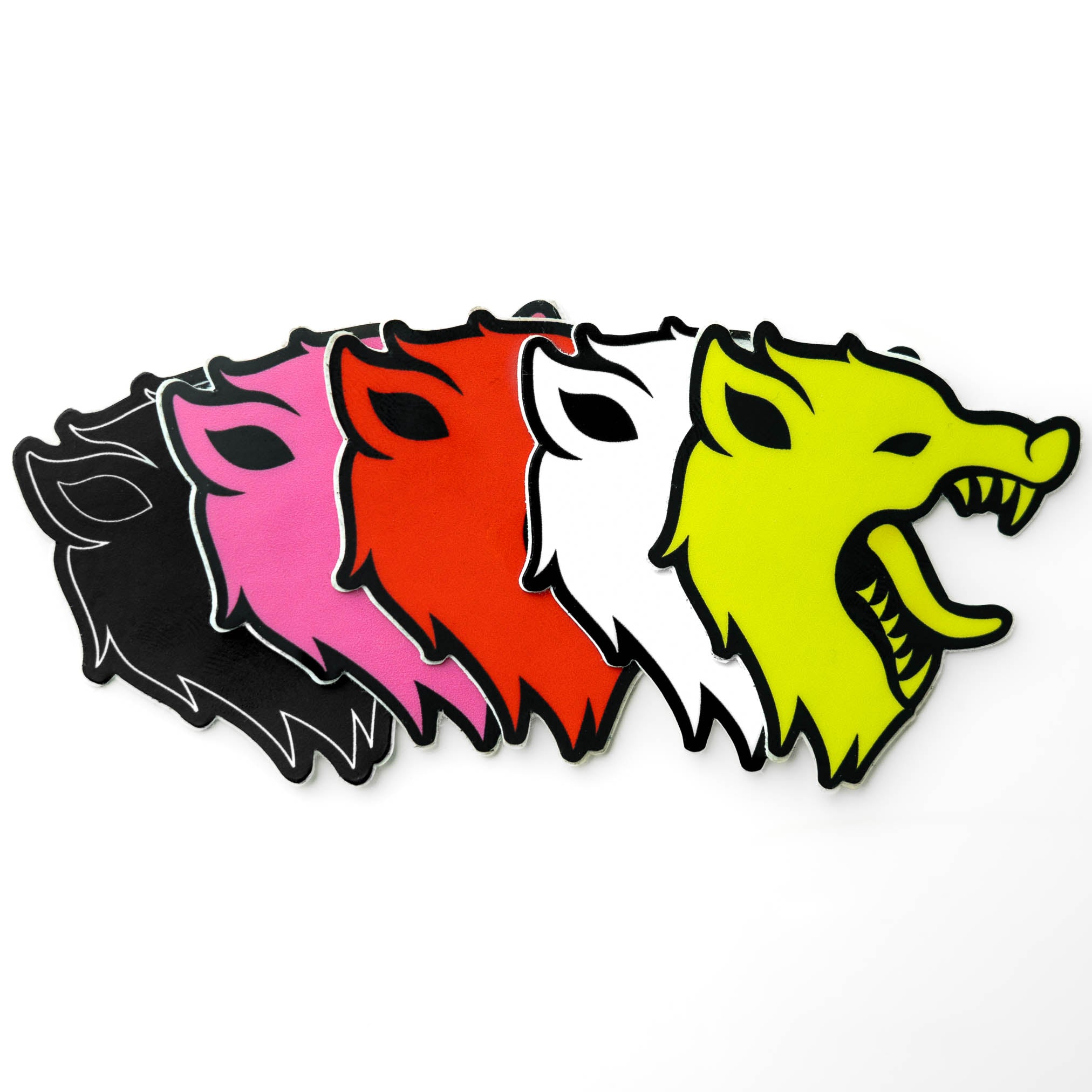 WOLF STICKER BUNDLE (5 PACK)