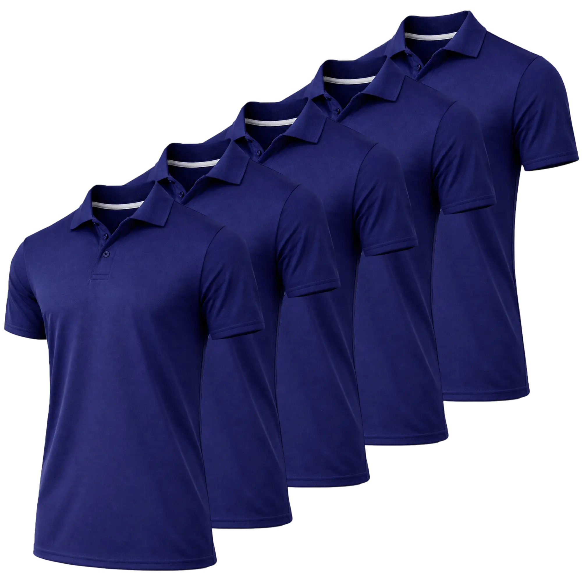 Men’s 5-Pack Performance Polo Shirts