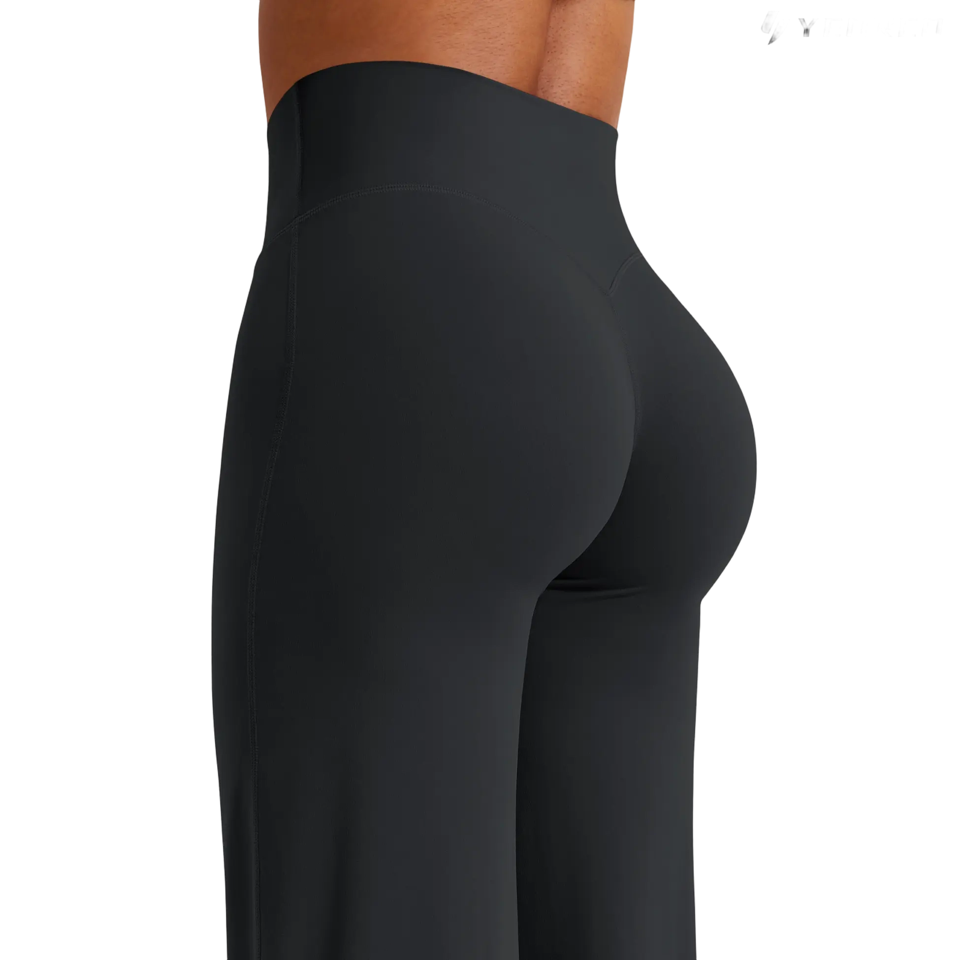 Leggings High-Waist Straight-Leg No Front Seam Buttery Soft Gym Yoga Pants