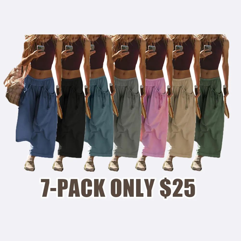 🌸Women's Boho Wide Leg Track Pants – Lightweight, Quick-Dry, Y2K Style Hiking Capris 🌿