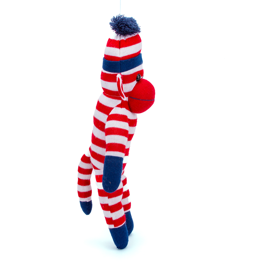 Sock Monkey 16inch Red