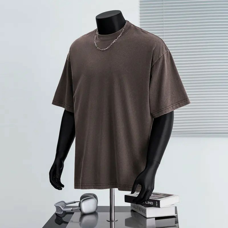 Vintage Oversized Cotton T-Shirt – Unisex Streetwear Loose Fit Tee