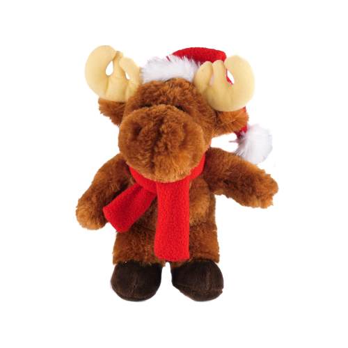 Christmas Moose with Scarf 12inch