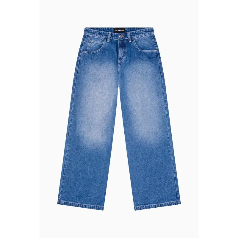 Ultra Baggy Y2K Wide-Leg Jeans in Heavyweight Cotton