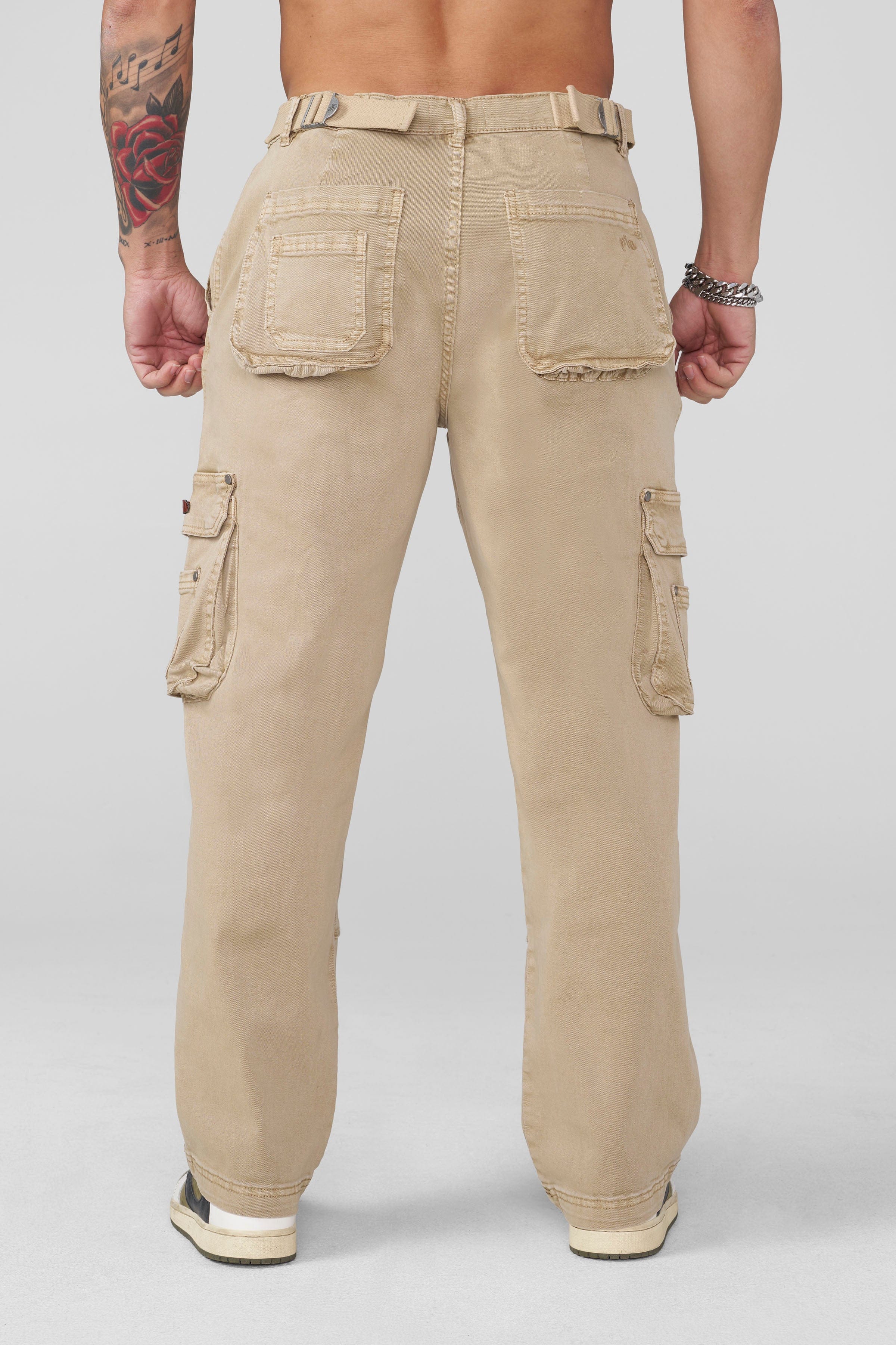 6032 - Old Money Twill Cargo Pants