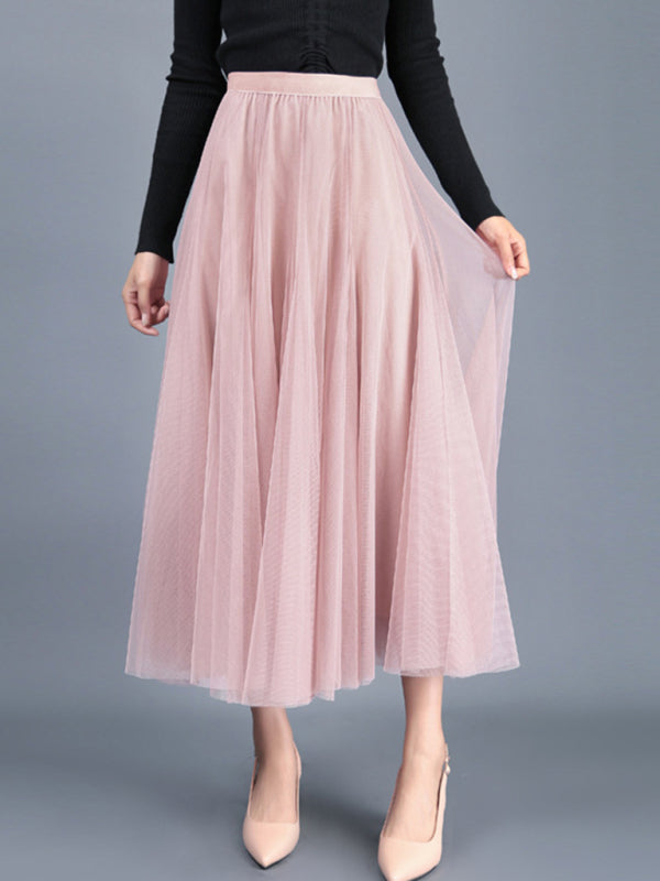 A-Line Skirt Midi Skirt
