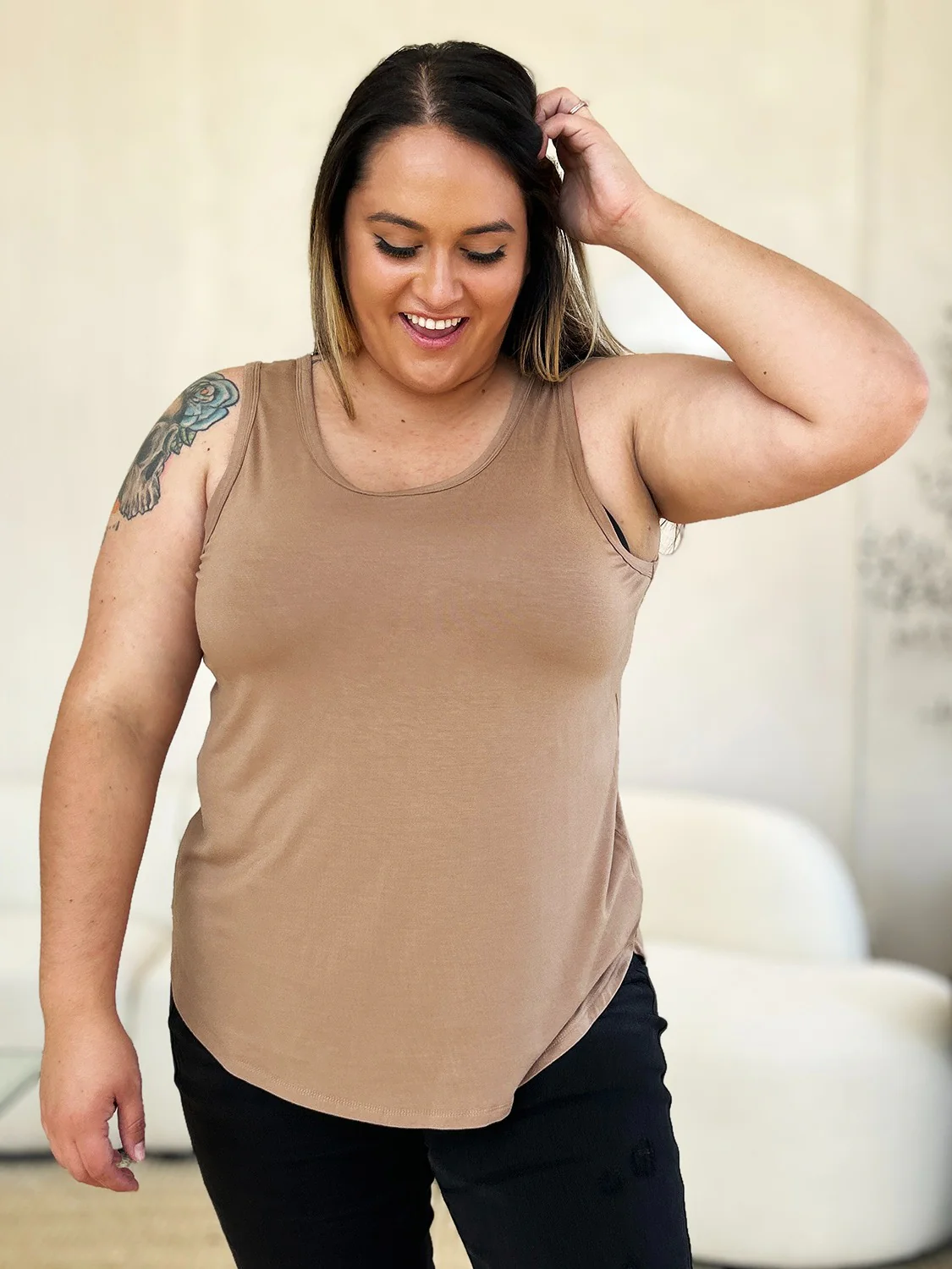 Everyday Ease Round Neck Tank (multiple color options)