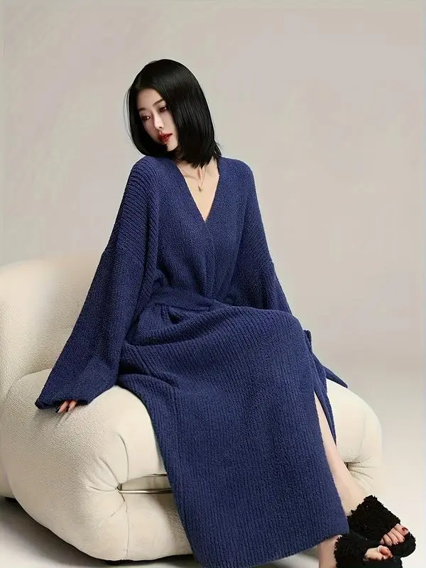 Women's Double-Sided Fleece Robe