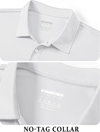 Men's Performance Polo Shirt with Ribbed Sleeves