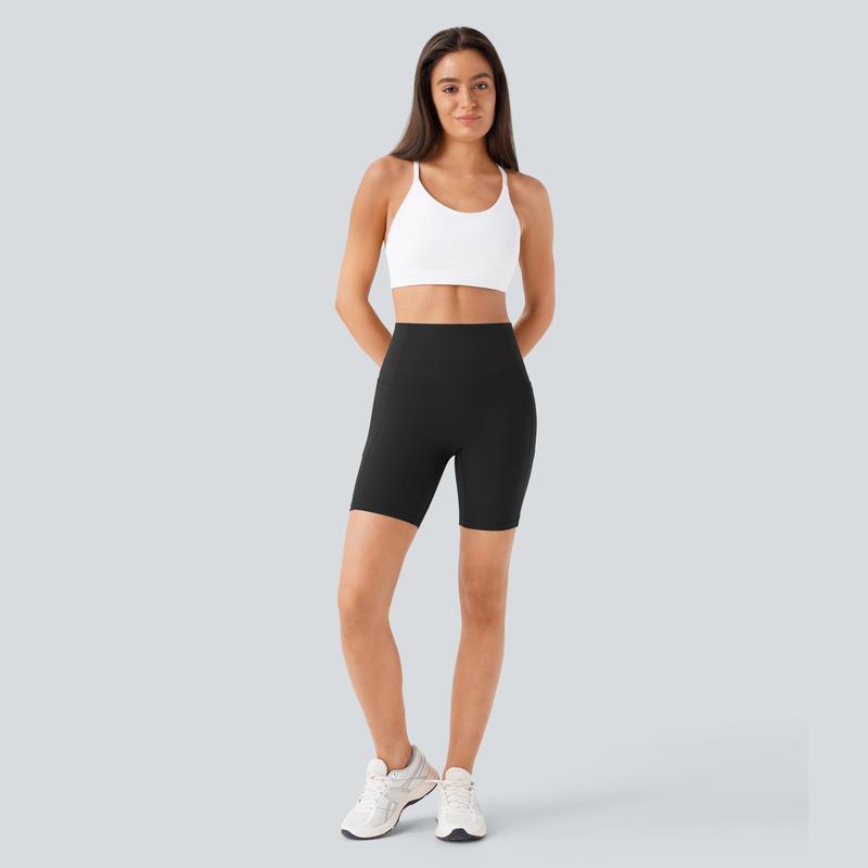 Women’s High-Waisted Scrunch Butt Lifting Leggings with Pockets