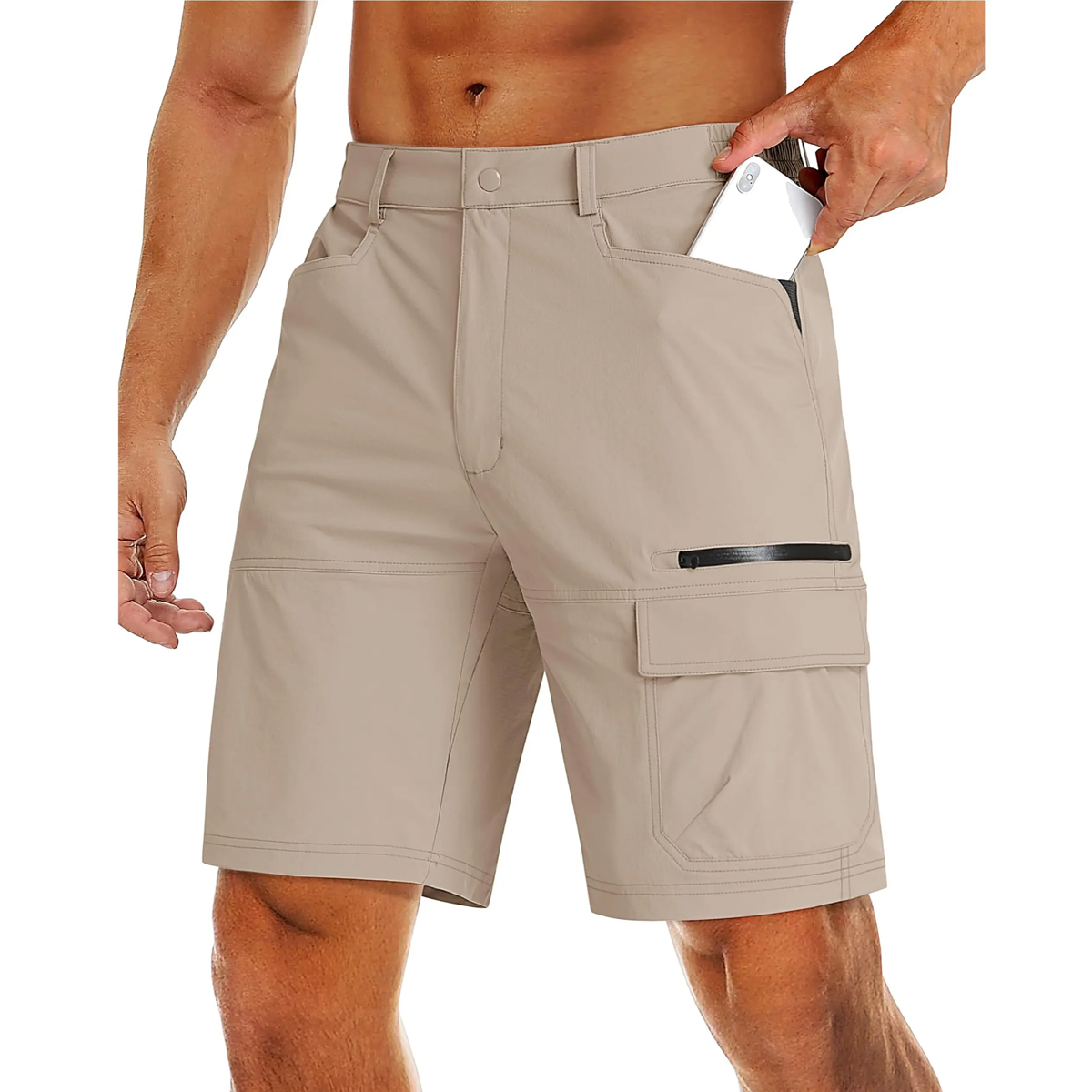 Men’s Quick-Dry Hiking Cargo Shorts