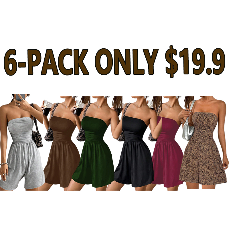 Women’s Solid Color Fitted Romper