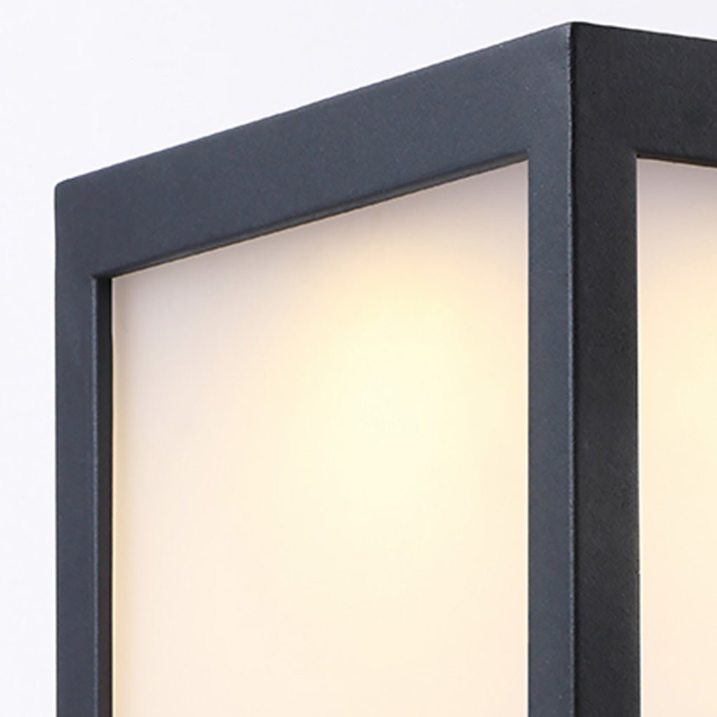 Outdoor Courtyard Waterproof LED Solar Pillar Lights Landscape Lighting