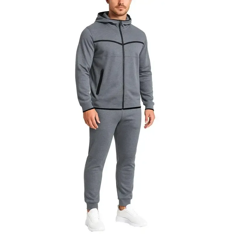 Men's Striped Tracksuit Set - 2 Full Sets