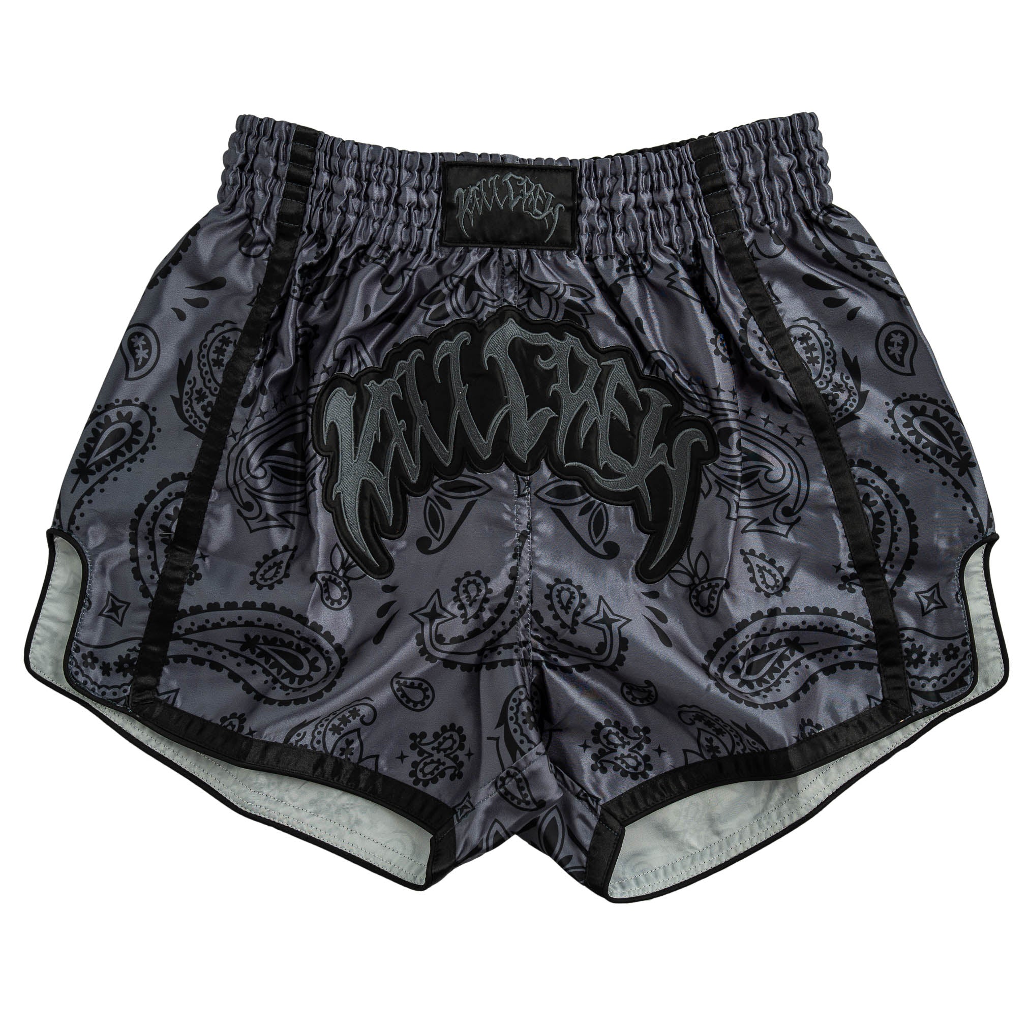 BANDANA FIGHT SHORTS - BLACKOUT