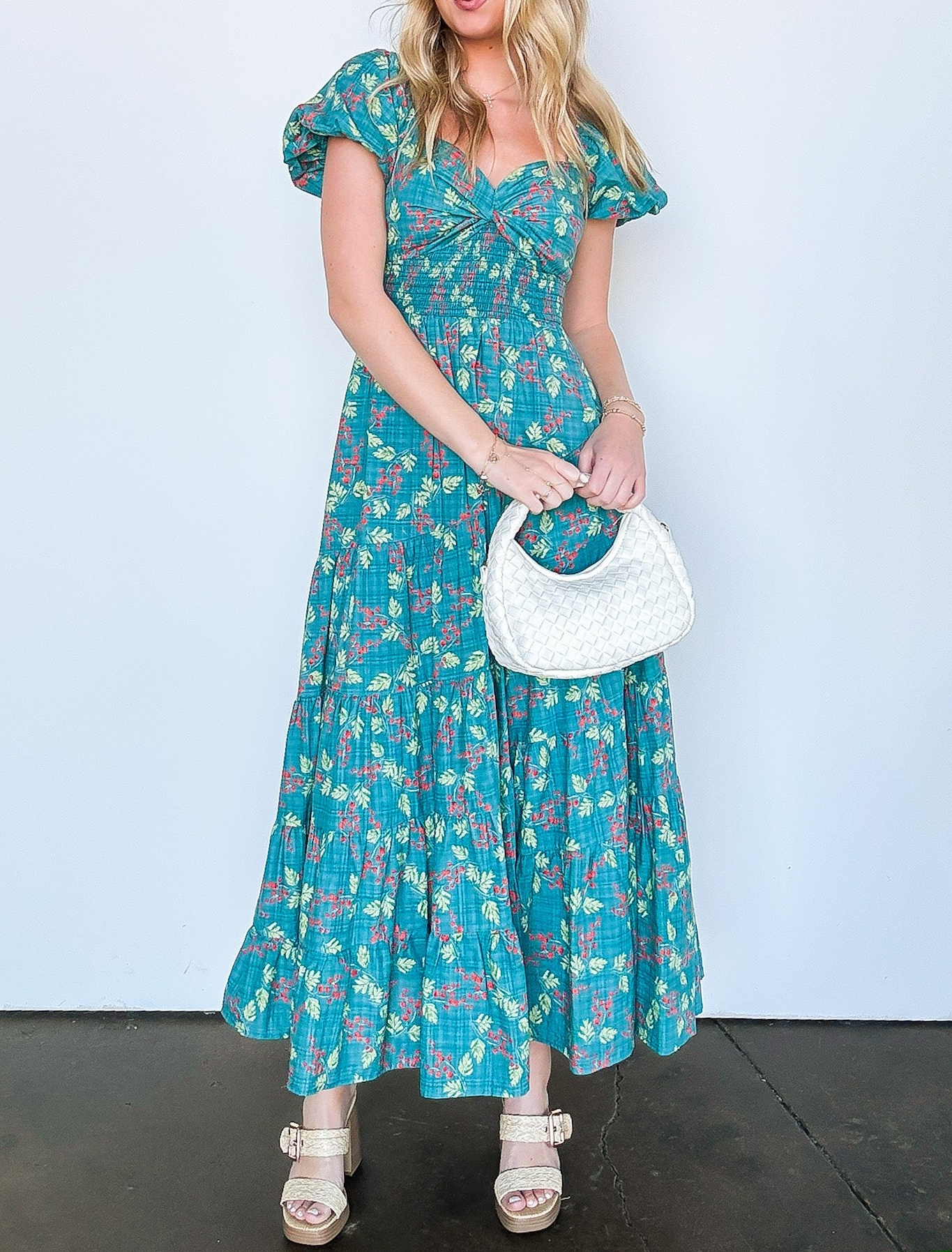 Sensationally Sweeter Floral Tiered Maxi Dress