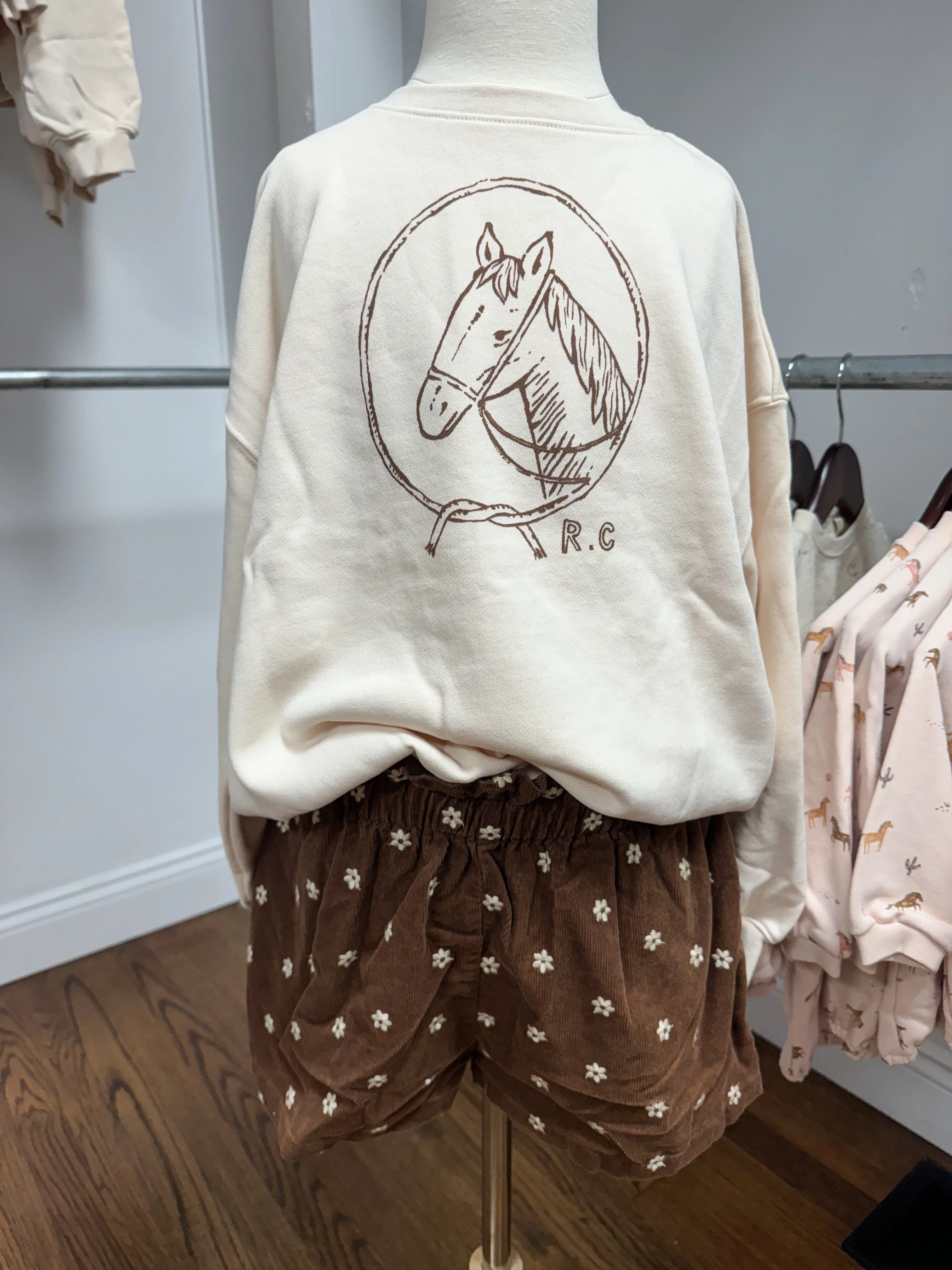 Relaxed Sweatshirt || Horse