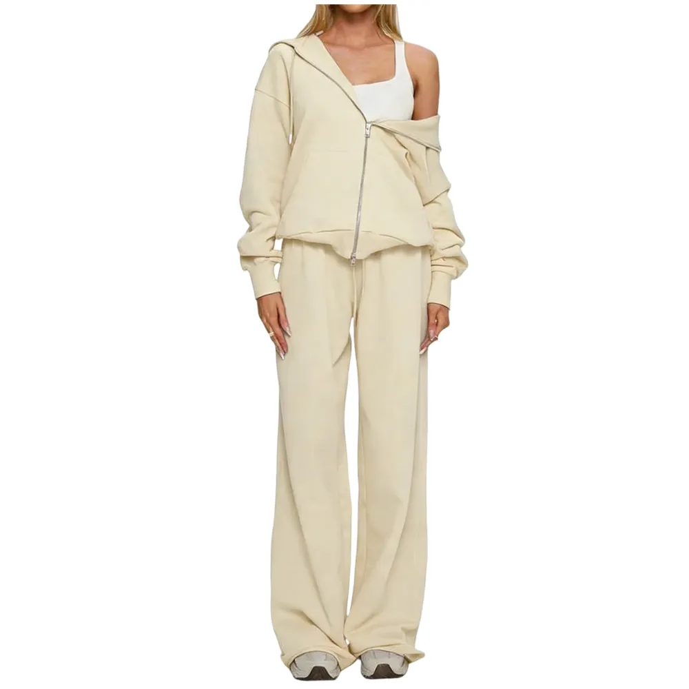 Women’s Fall-Winter 2-Piece Hoodie Tracksuit