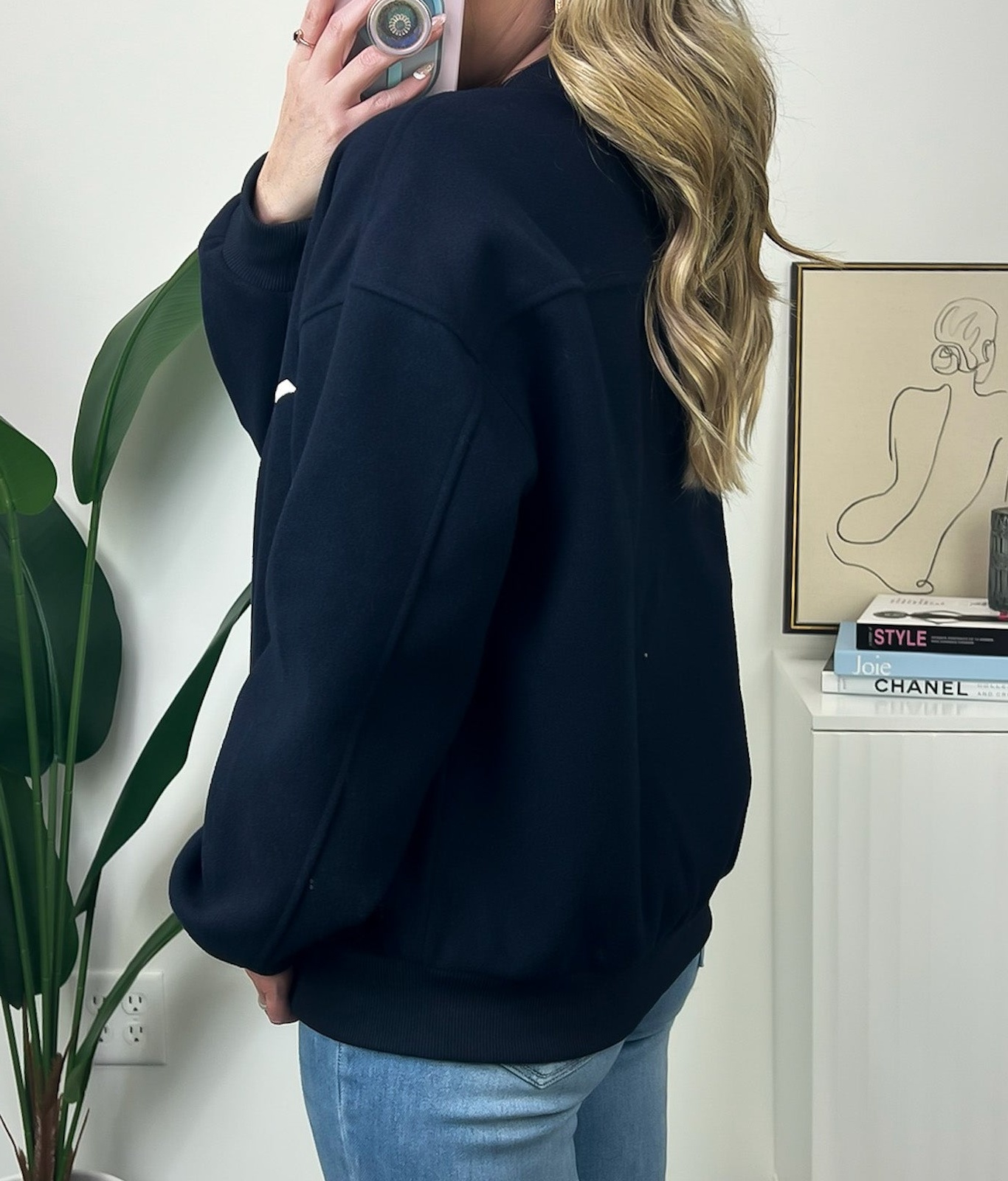 New York Button Up Varsity Jacket