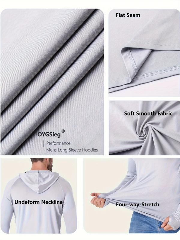 🔥Men’s UPF 50+ Sun Protection HoodedShirt with Face Mask