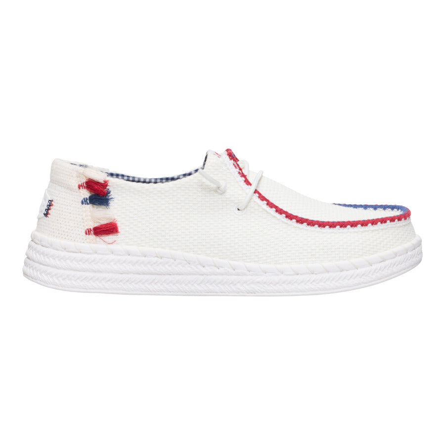 Wendy Espadrille Americana - White