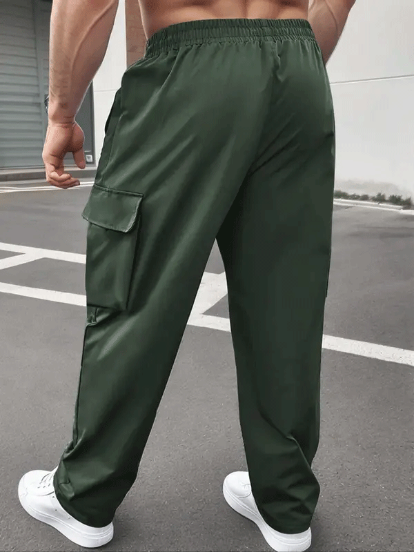 Men’s Casual Cargo Jogger Pants – Comfortable Sporty Trousers for Everyday Wear