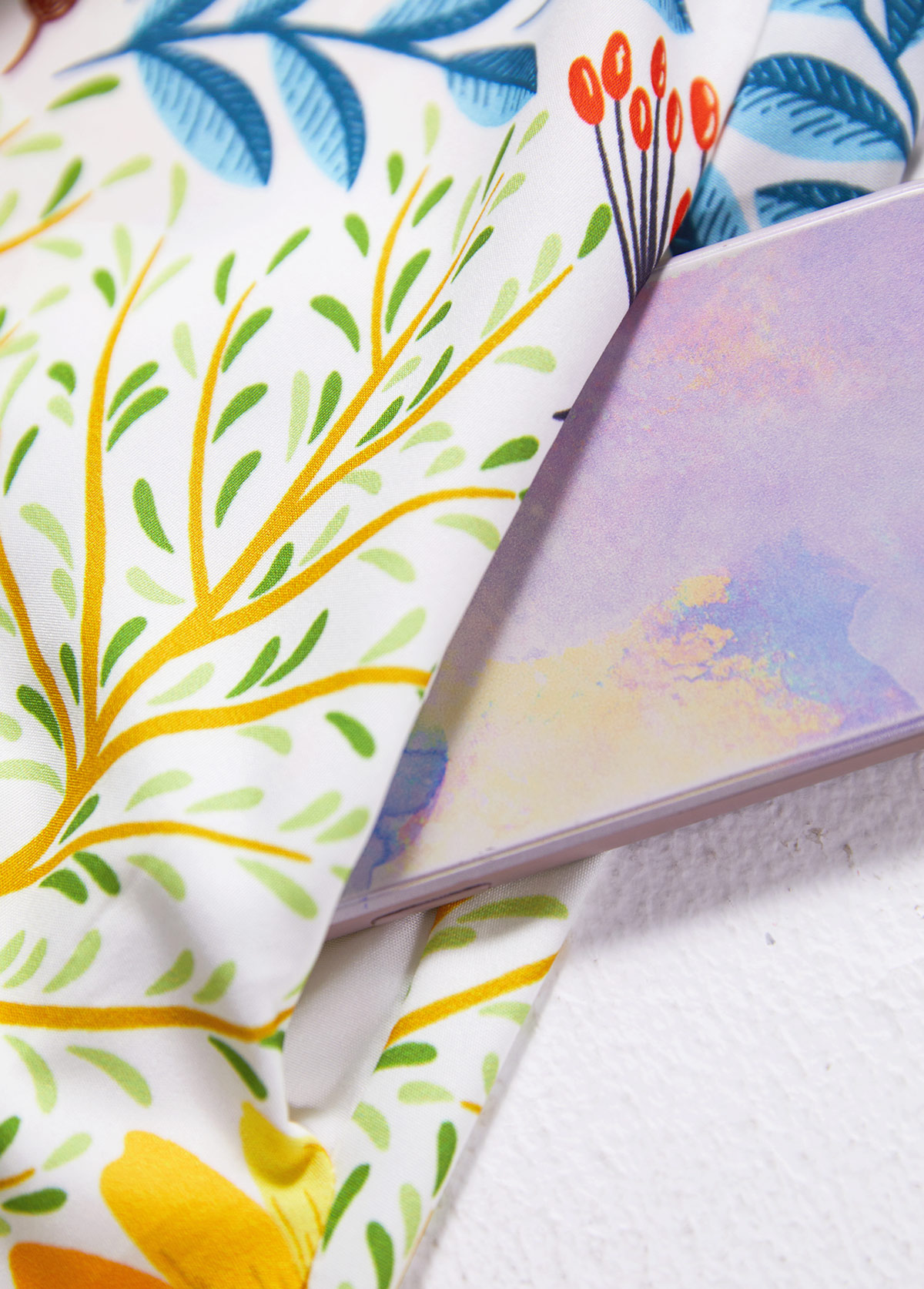 Yellow Pocket Floral Print A Line Short Sleeve Dress