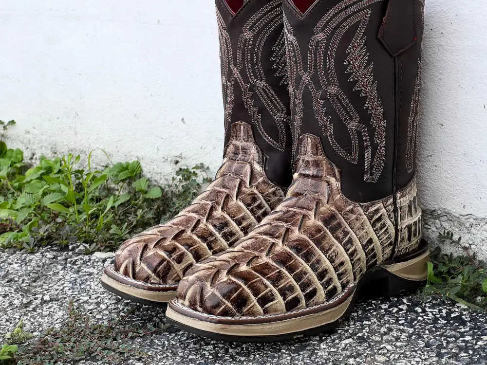 Men’s Orix Caimán Tail Leather Work Boots -  Composite Toe