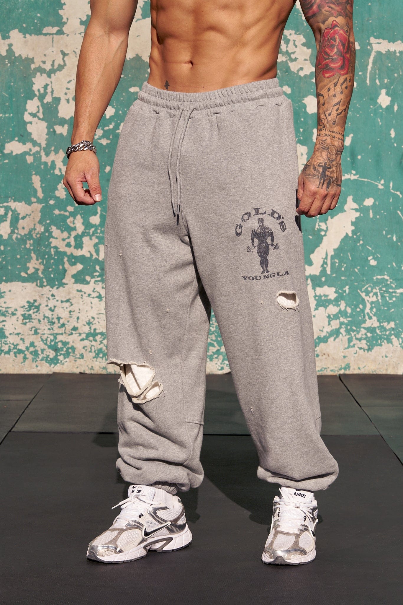 2054 - Gold's Iron Legacy Layered Joggers